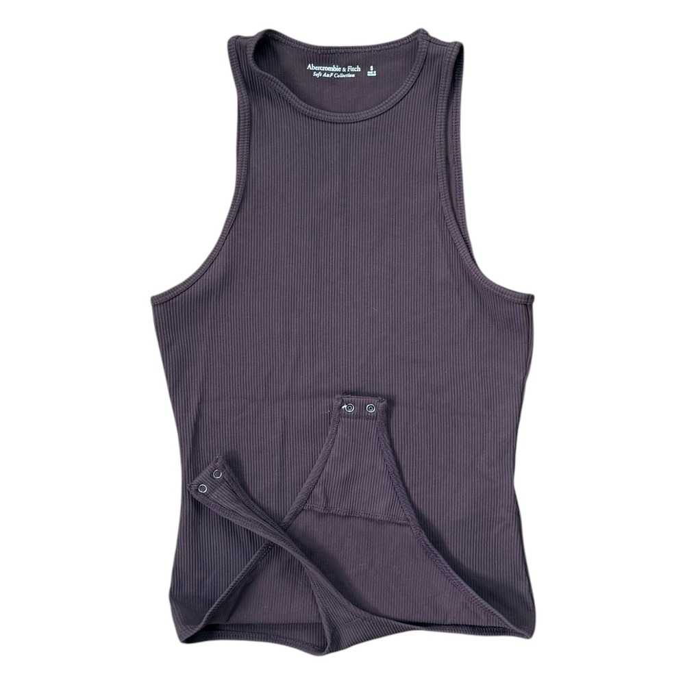 Abercrombie & Fitch Soft Ribbed High Neck Bodysuit size Small